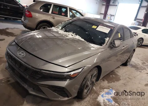 2024 Hyundai Elantra Hybrid Limited from USA, damaged, VIN KMHLN4DJ2RU114222
